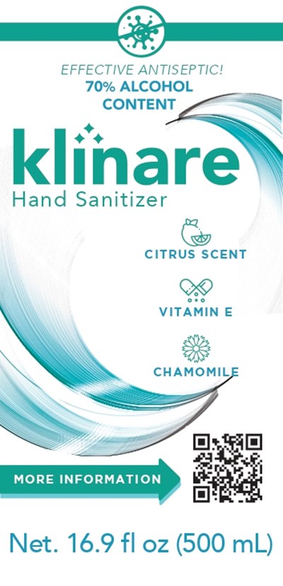 Pdp 500ml (78342 003 01 Klinare 500 mL Front)